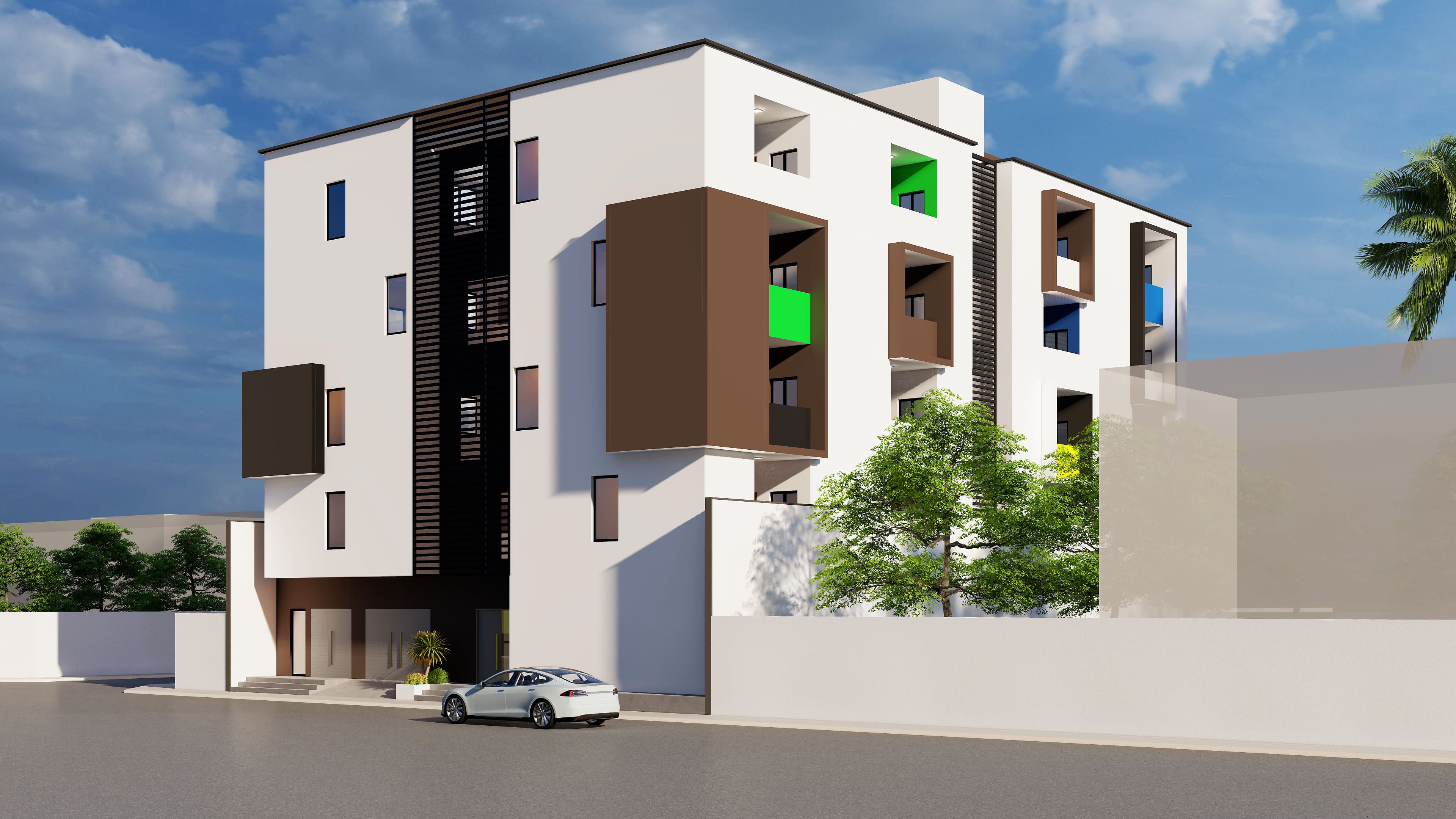 Immeuble R+4 pour étudiants - Lomé