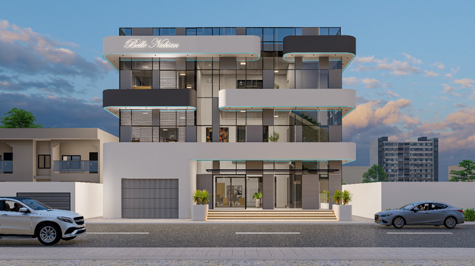 Immeuble de bureaux R+3 avec sous-sol - Abidjan