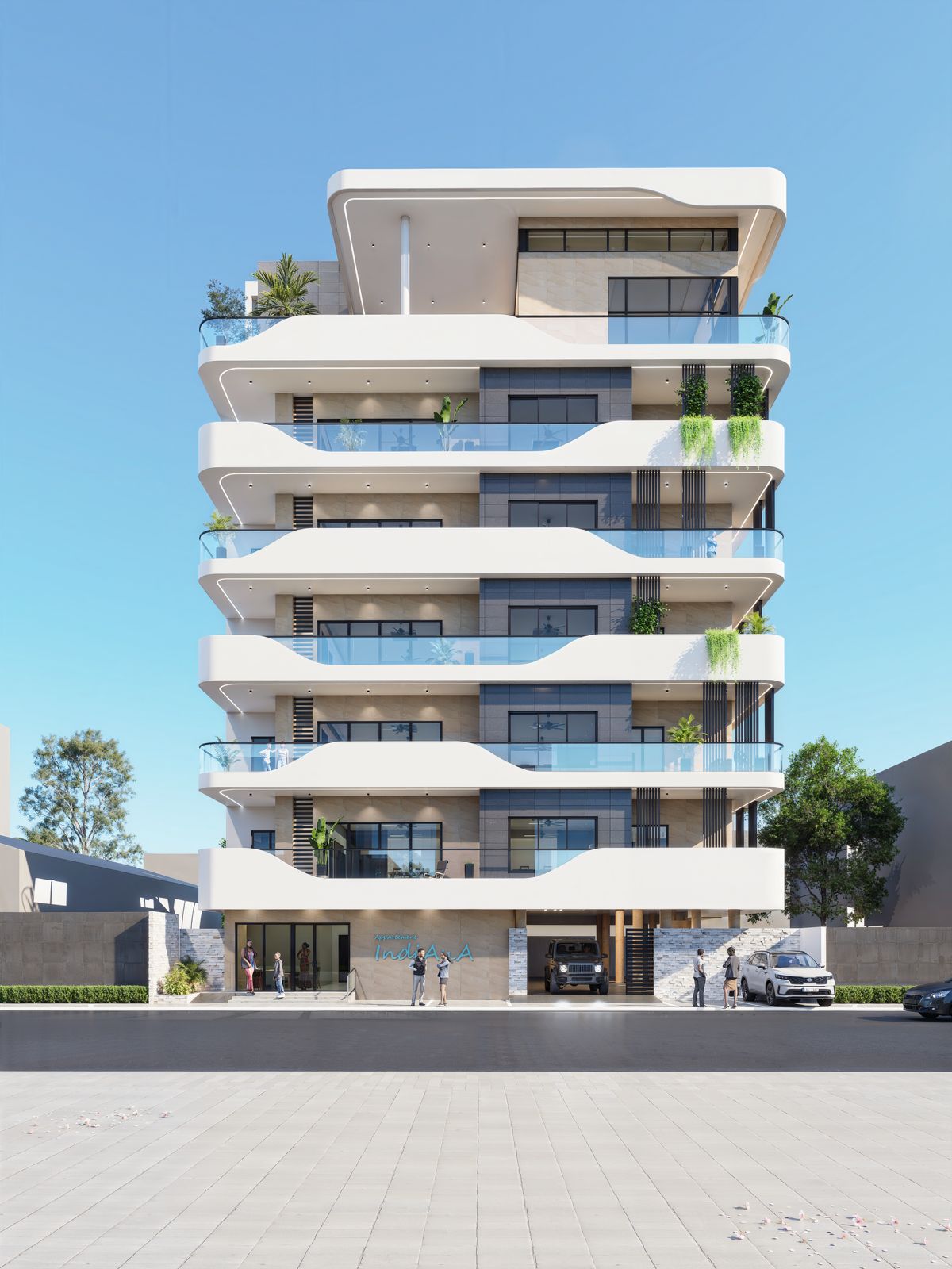 Immeuble D'appartement Indiana